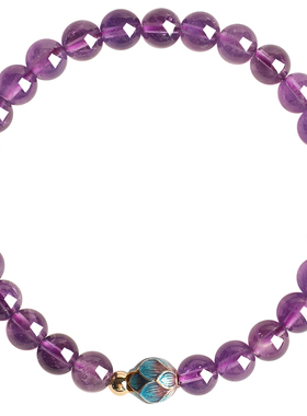 普陀山上岸逢考必过紫水晶手串女