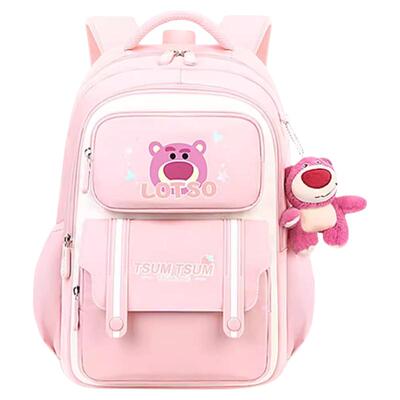 迪士尼草莓熊小学生书包一到三年级到六年级清远大容量双肩包女生