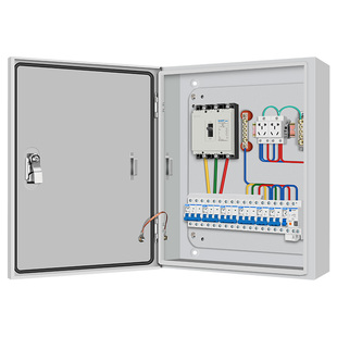 明装三相四线电箱成品380v成套配电箱户外防雨不锈钢控制箱柜定制