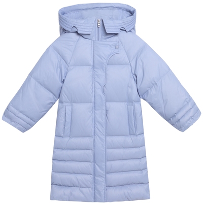 鄂尔多斯鹅绒儿童羽绒服男童女童秋冬新品中长款保暖加厚外套