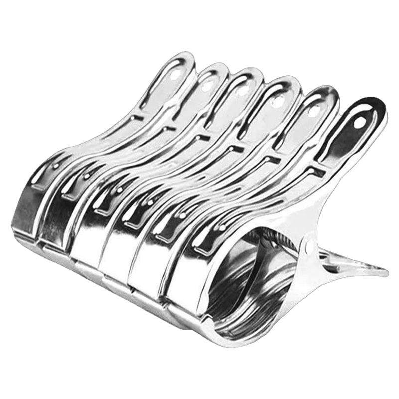 防风夹子不锈钢大夹子晾晒衣服夹子固定夹紧多功能家用晒衣服神器