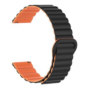 适用fitbit versa1/2/3/4/sense1/2磁吸硅胶表带双色防水亲肤运动