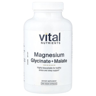 Vital Nutrients,镁，240 毫克，100 粒全素胶囊（每粒胶囊 120