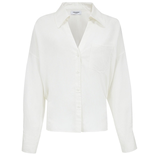【布兰奇小姐】Vero Moda白衬衫女2026春老钱风天丝收腰上衣通勤