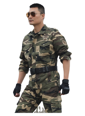 迷彩服套装男耐磨户外战术训练服