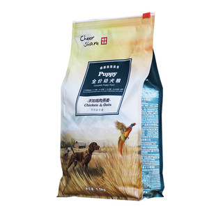 畅享狗粮贵宾泰迪比熊金毛泰迪 鸡肉燕麦幼犬粮1.5kg优盾犬粮包邮