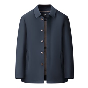 雅戈尔商务羽绒服男2025冬季新款中年爸爸装可拆卸鹅绒服夹克外套