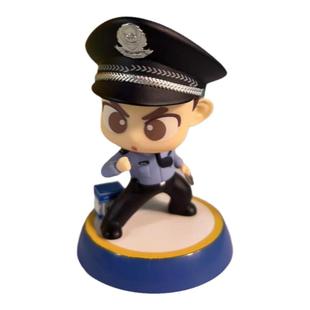 蜀黍家警察公仔三代小警天团摆件车载手办创意警察节礼品蛋糕装饰