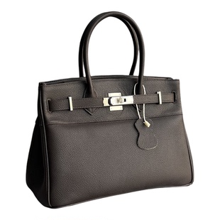 质感杠杠！正价500+尾货卖完无补进口togo牛皮经典改款30寸铂金包