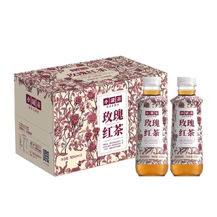 小罐茶高香系列玫瑰红茶茶饮料500ml*15瓶箱装复合茶饮料