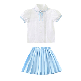 幼儿园大班毕业典礼拍照服装儿童合唱比赛演出服小学生朗诵表演服