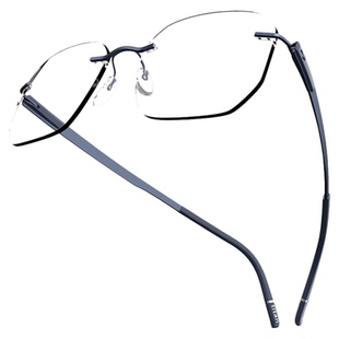 【个性化定制】诗乐 Blend系列 5555 无框眼镜架