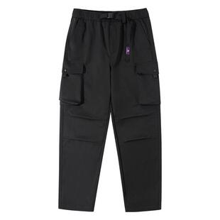 骆驼户外冲锋软壳裤工装风防泼水男新款春季宽松直筒休闲伞兵长裤