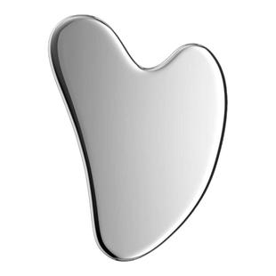 不锈钢面部筋膜刀高镜面刮痧器guasha304不锈钢金属心形