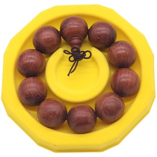 PVC首饰盒核桃盒文玩包装佛珠108手串手链礼品收纳圆盒珠宝展示架