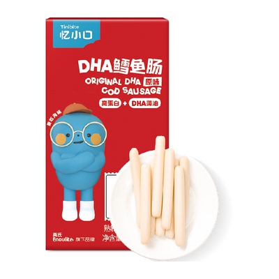 英氏高蛋白DHA鳕鱼肠宝宝零食