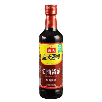 海天老抽酱油500ml黄豆酿造