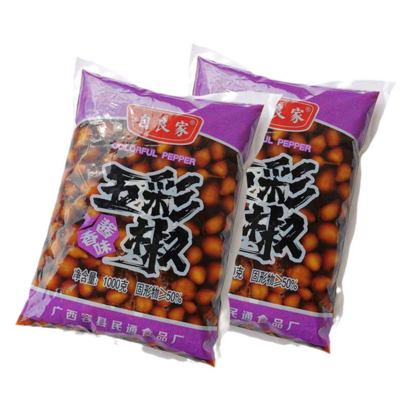 自良家七彩泡椒广西酱香酸辣脆口