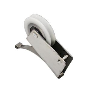 304不锈钢厨房卫生间移门下滑轮衣柜玻璃推拉门地滑轮子静音