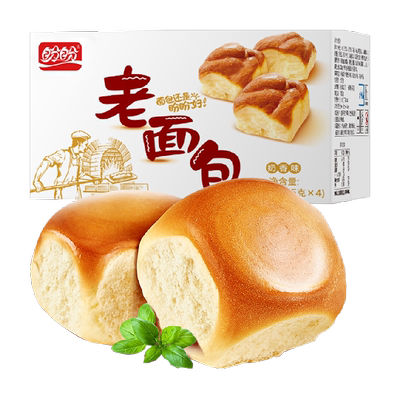盼盼老面包奶香松软家庭休闲