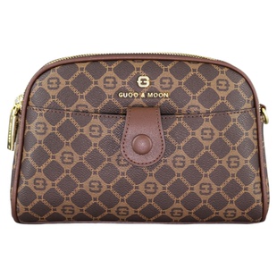 香港古乔品牌纪念特大金豆雅丹风印花手机包斜挎单肩时尚百搭女包