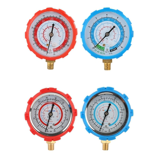 空调加氟表雪种压力表头 家用冷媒表汽车空调加氟表R410R22R134