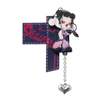 泡泡玛特SKULLPANDA盲盒徽章挂饰