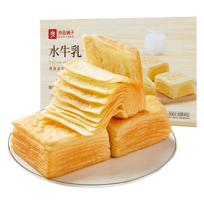 良品铺子水牛乳千层吐司手撕面包