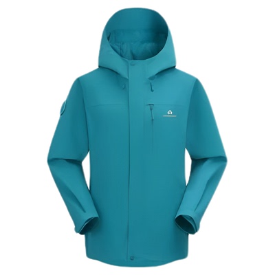 【青鸟羽绒冲锋衣】拓路者户外新款三合一男女徒步防水登山服外套