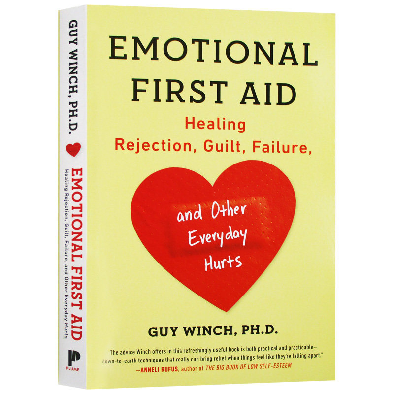 Emotional First Aid 情绪急救 应对各种日常心理伤害的策略与方法 英文原版 Guy Winch 成功励志书籍 英文版原版 进口英语书