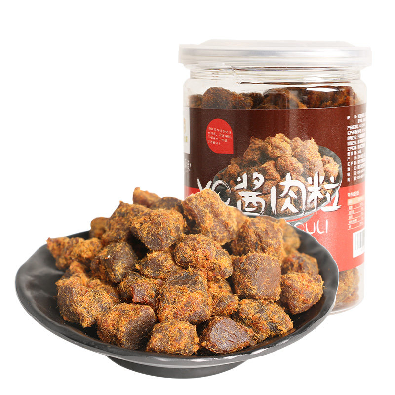 四美xo酱烤牛肉味香辣200g猪肉粒