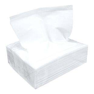 餐饮用小方抽白包简装100包餐巾纸小吃店专用纸抽纸巾10包特价装