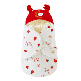 新生婴儿包被睡袋二合一春夏初生宝宝一体式秋冬加厚纯棉恒温抱被