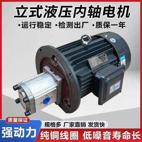 液压电机0.75KW1.52.2345.57.51115KW立式内轴油泵电动机