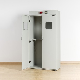 工业防爆气瓶柜安全柜乙炔全钢双瓶三瓶报警器固定架实验室储存柜