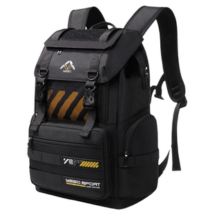 YESO/户外大师男士户外通勤旅行防水男款大容量电脑机能双肩背包