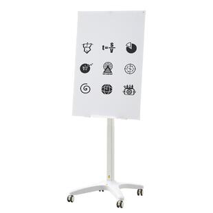 手摇升降哑光钢化玻璃支架式移动带轮可檫写办公小黑板家用教学培训书写备忘板磁性儿童画板记事板家庭写字板