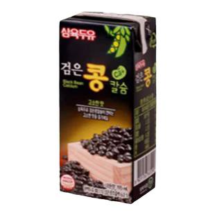 韩国进口三育黑豆豆奶核桃扁桃仁饮品盒装饮料整箱批发营养早餐奶