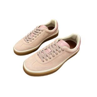 2026新款lp德训鞋情侣男女同款休闲板鞋平底系带小白鞋真皮运动鞋