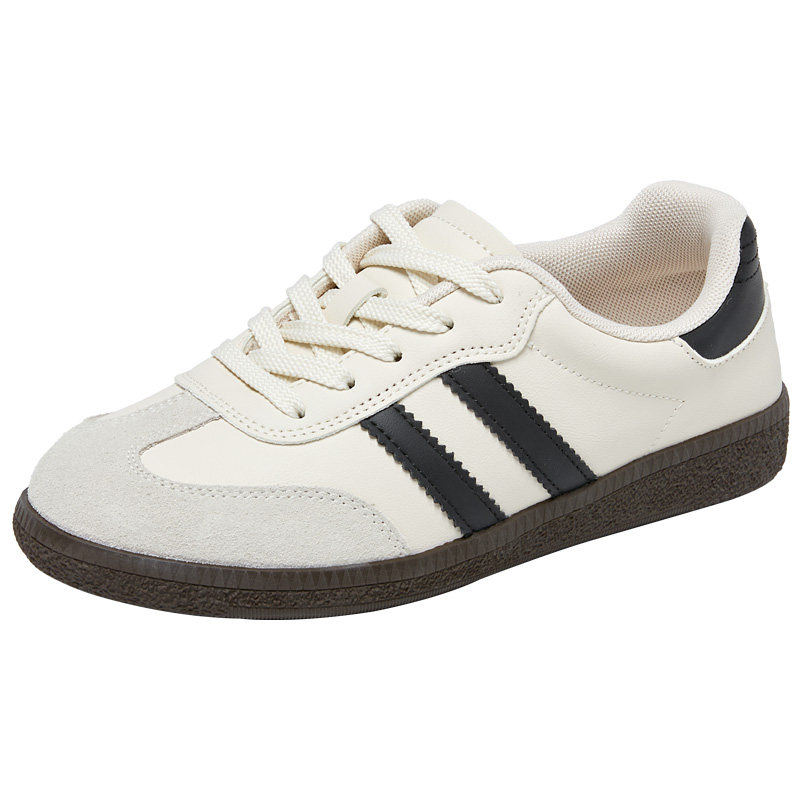 大东女鞋德训鞋2026春季新款休闲运动鞋百搭平底系带女单鞋阿甘鞋