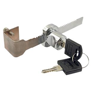 玻璃门锁移门锁衣柜门厨房门锁具锁头橱门锁定做定制加宽锯齿锁