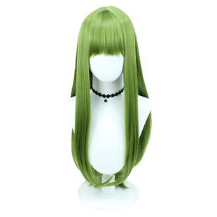 狐妖小红娘涂山蓉蓉cos假发 涂山苏苏容容 草绿色cosplay