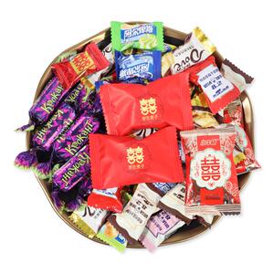 喜糖批发结婚糖果旺仔德芙品牌巧克力散装婚庆专用喜饼喜枣伴手礼