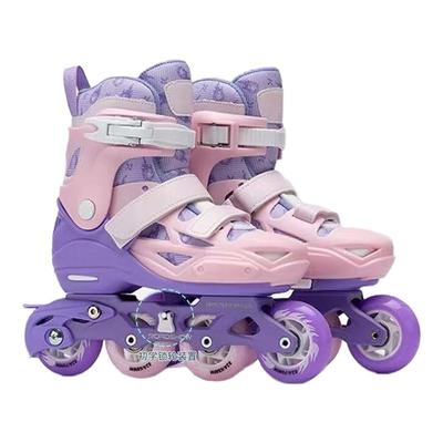 乐秀轮滑鞋儿童初学可调节溜冰鞋