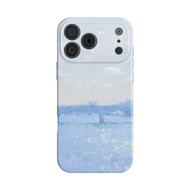 蓝桥~油画艺术ins适用iphone17promax手机壳苹果16华为nova14mate80小米15opporeno13夏天vivox200一加ace6软