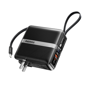 Remax 15000mAh Power Bank Built-in USB C Cable自带插头充电宝