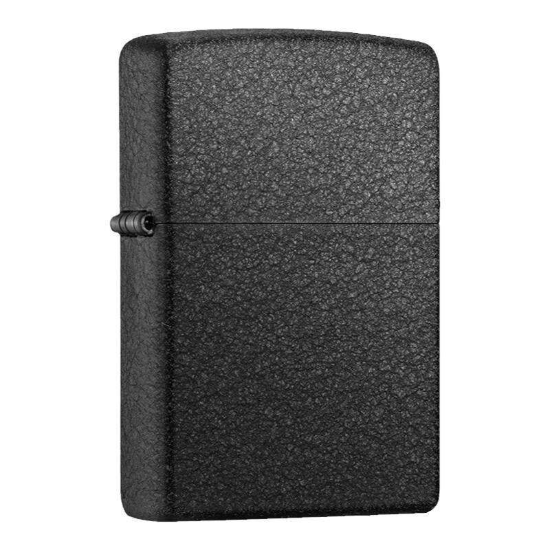 zippo黑色磨砂烤漆送礼耐磨耐用