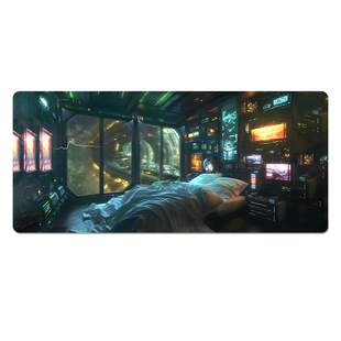 鼠标垫小号加厚二次元男电竞游戏办公可爱女电脑书超大号桌垫子