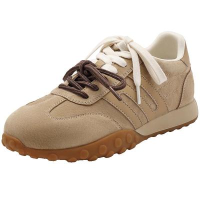 阿甘鞋休闲鞋复古德训鞋百丽