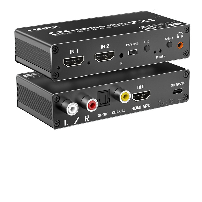 HDMI切换器PS5/XBOX接显示器音响